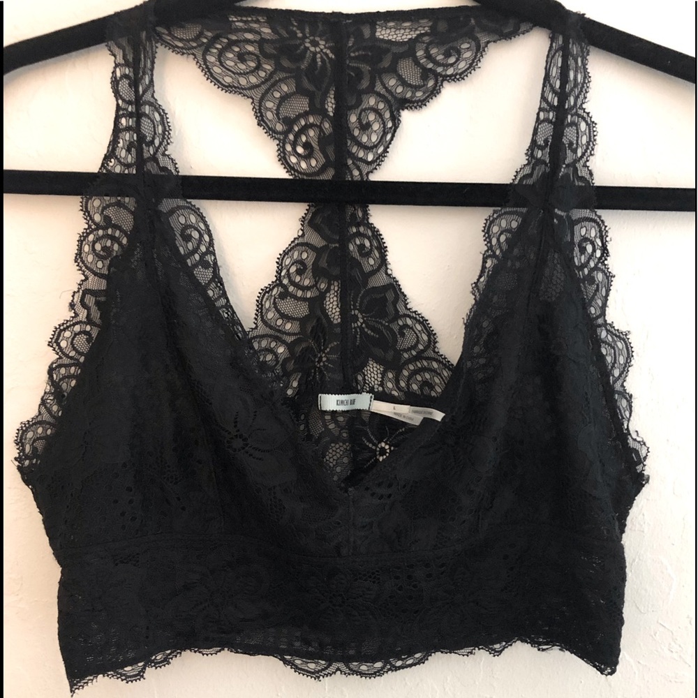Kimchi Blue Urban Outfitters Black Lace Bralette